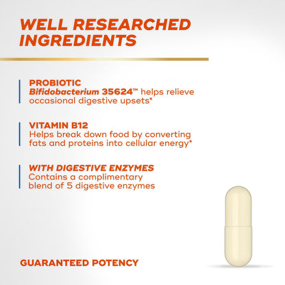Align Bloating Relief + Food Digestion Probiotics Supplement Capsules