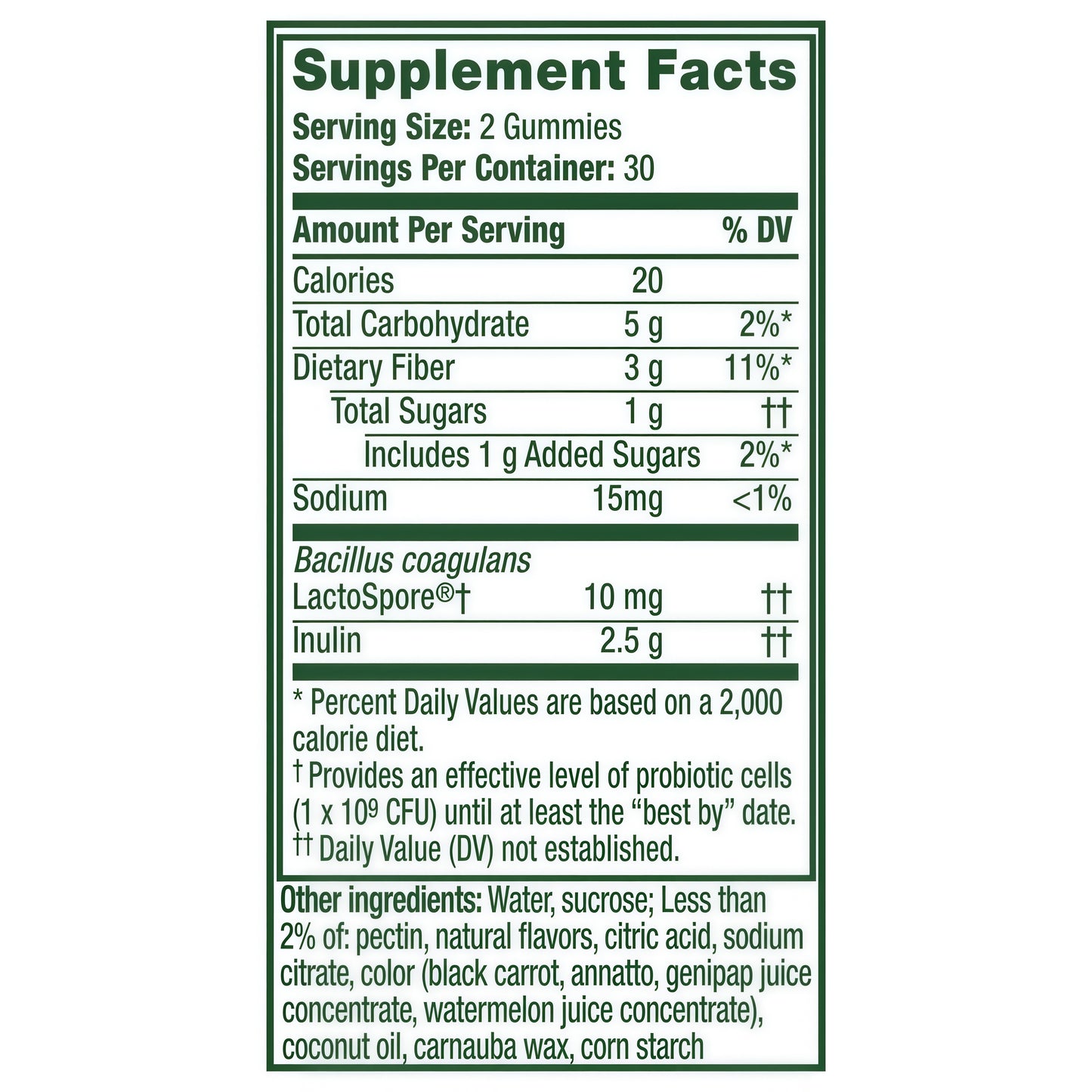 Align DualBiotic Prebiotic + Probiotic Gummies Supplement